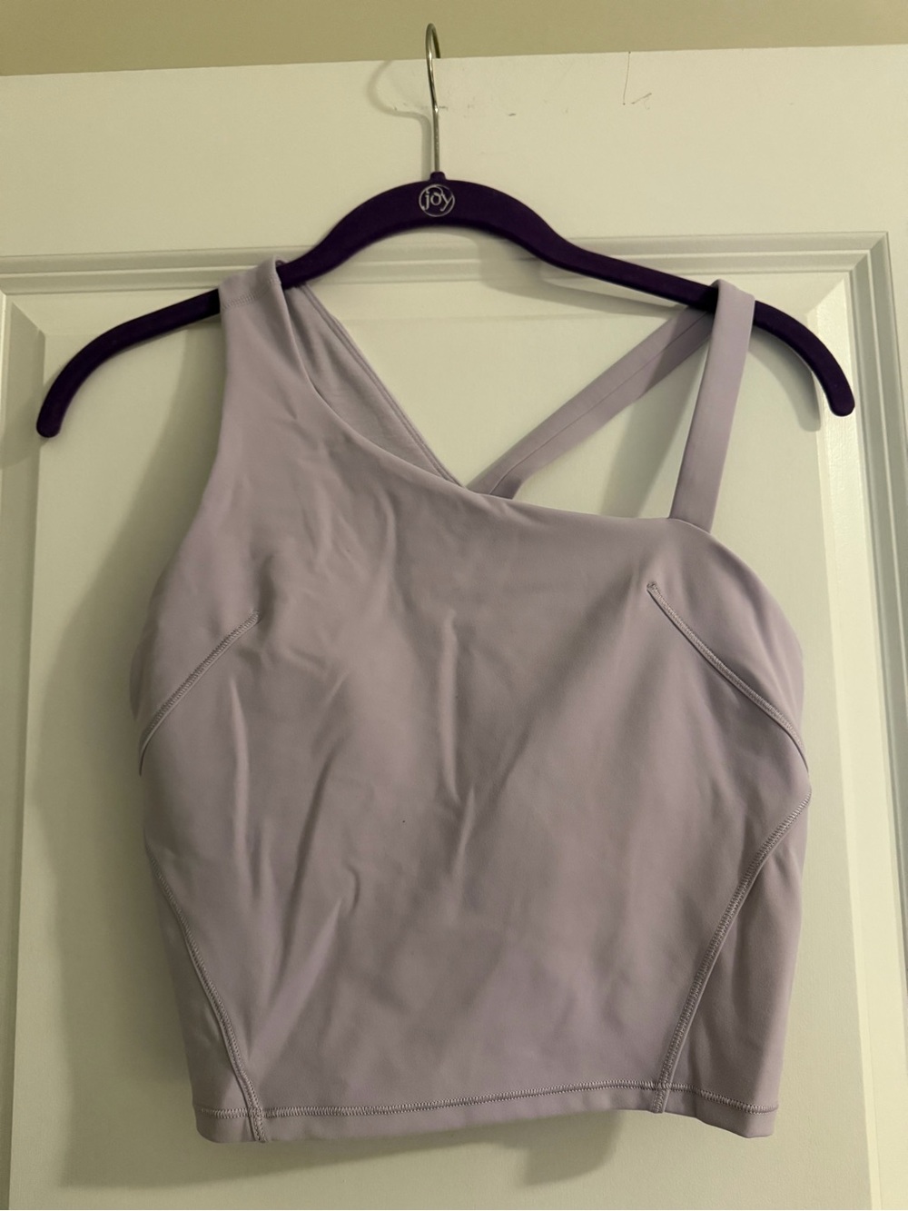 Women's Lavender Asymmetric lululemon tank size 6